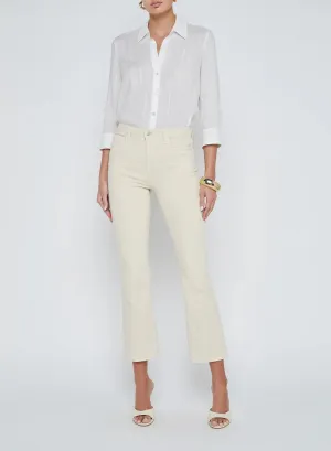 MIRA U/HR CROP MICRO BOOT CREME BRULEE