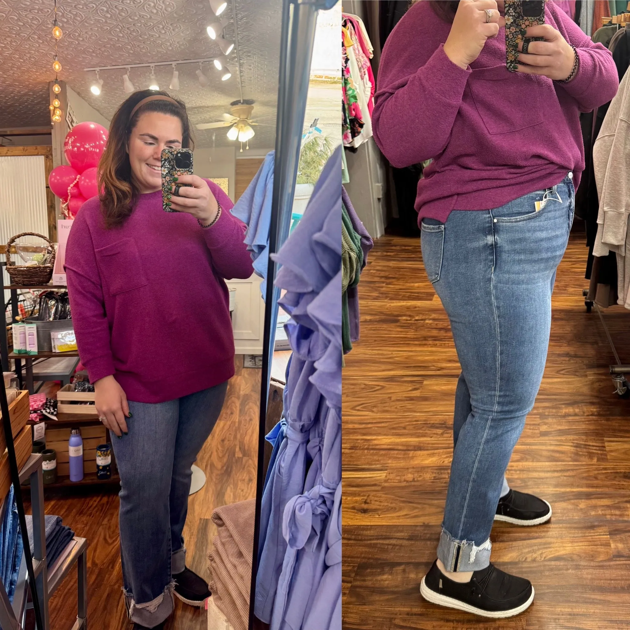 Mollie High Rise Straight Cropped Jean