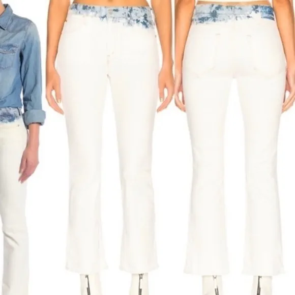 Mother Superior Jeans The Dutchie Ankle Straight Leg in Dante’s Garden  25