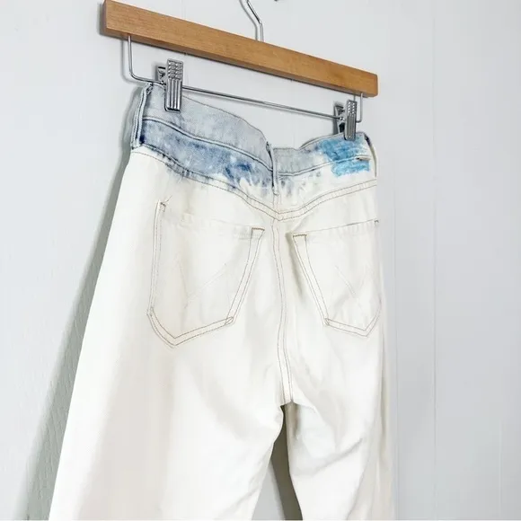 Mother Superior Jeans The Dutchie Ankle Straight Leg in Dante’s Garden  25