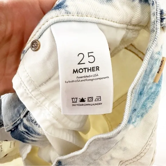 Mother Superior Jeans The Dutchie Ankle Straight Leg in Dante’s Garden  25