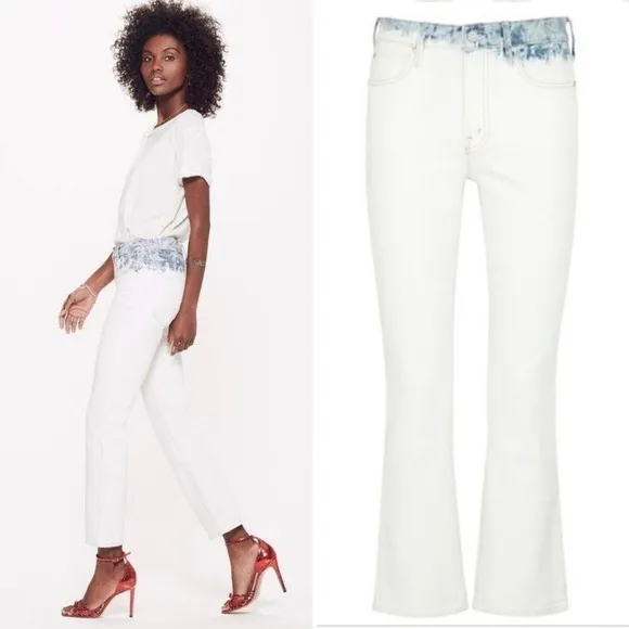 Mother Superior Jeans The Dutchie Ankle Straight Leg in Dante’s Garden  25