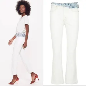Mother Superior Jeans The Dutchie Ankle Straight Leg in Dante’s Garden  25