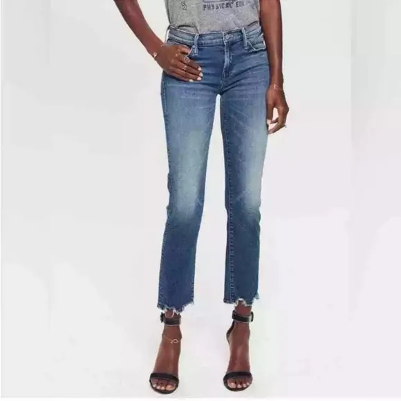 MOTHER The Rascal Ankle Chew Jeans Just Like The Ones We Used To Know Size 25