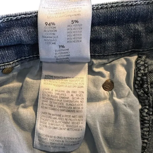 MOTHER The Rascal Ankle Chew Jeans Just Like The Ones We Used To Know Size 25