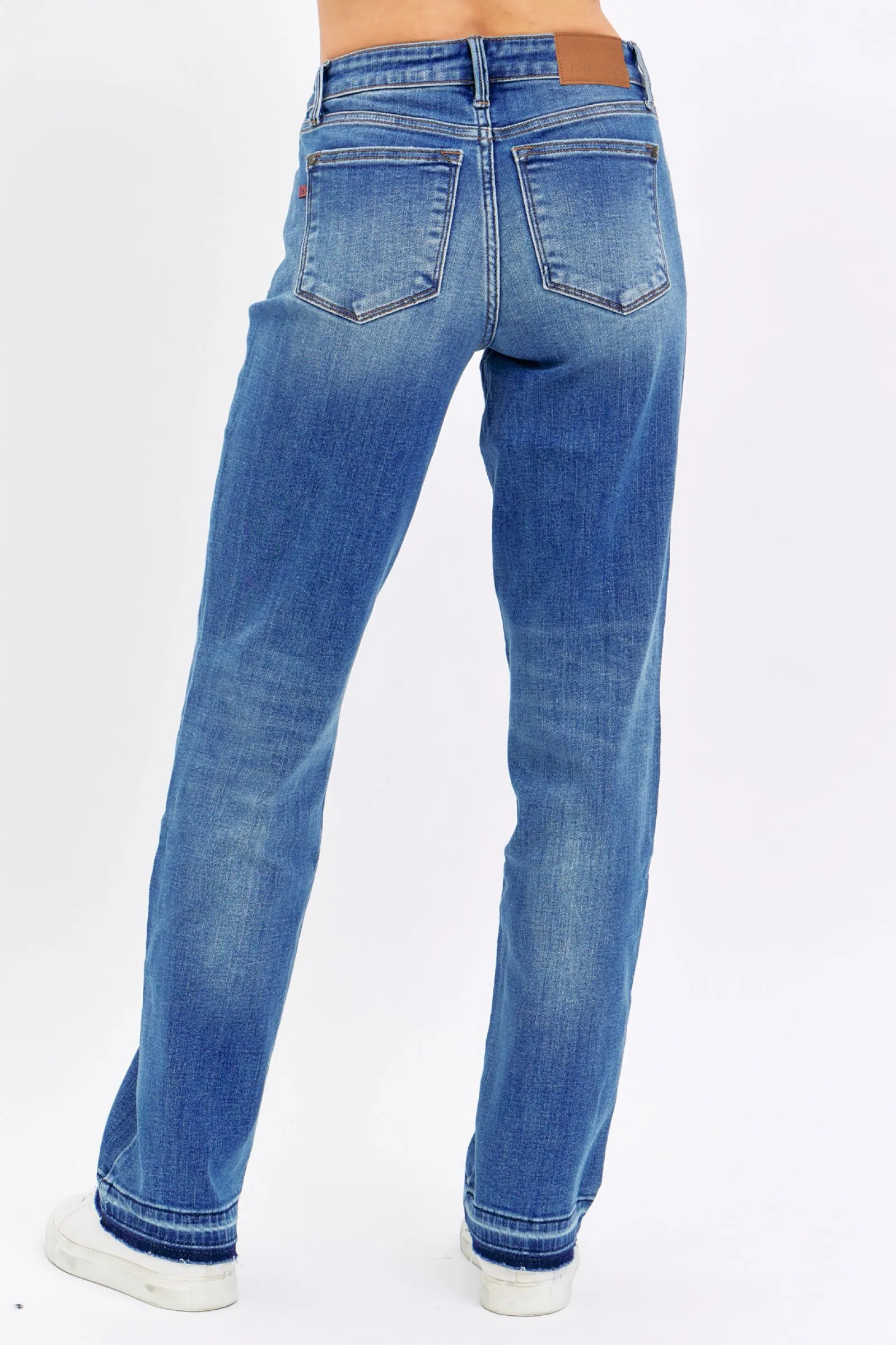 MR DAD JEAN WITH RELEASE HEM BY JUDY BLUE