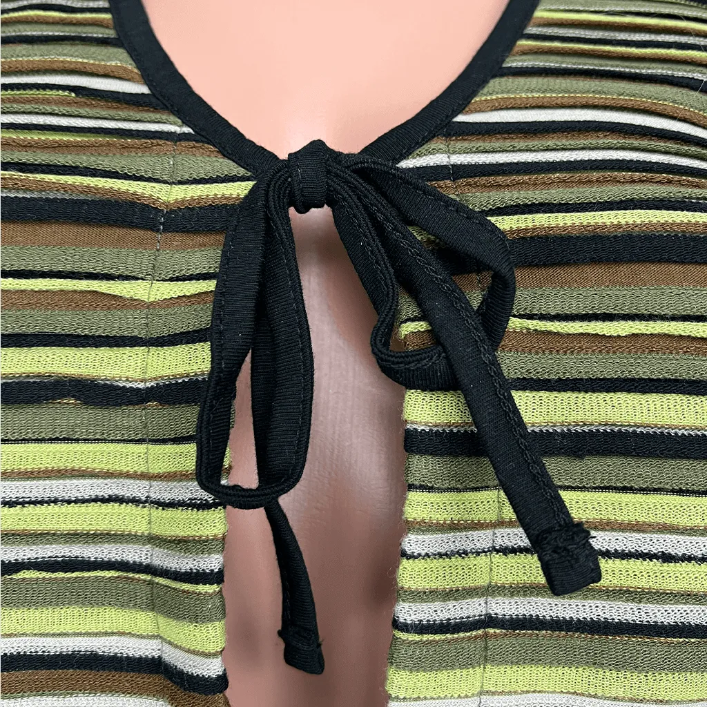 Nasty Gal Sleeveless Tie Front Textured Rib Top 10