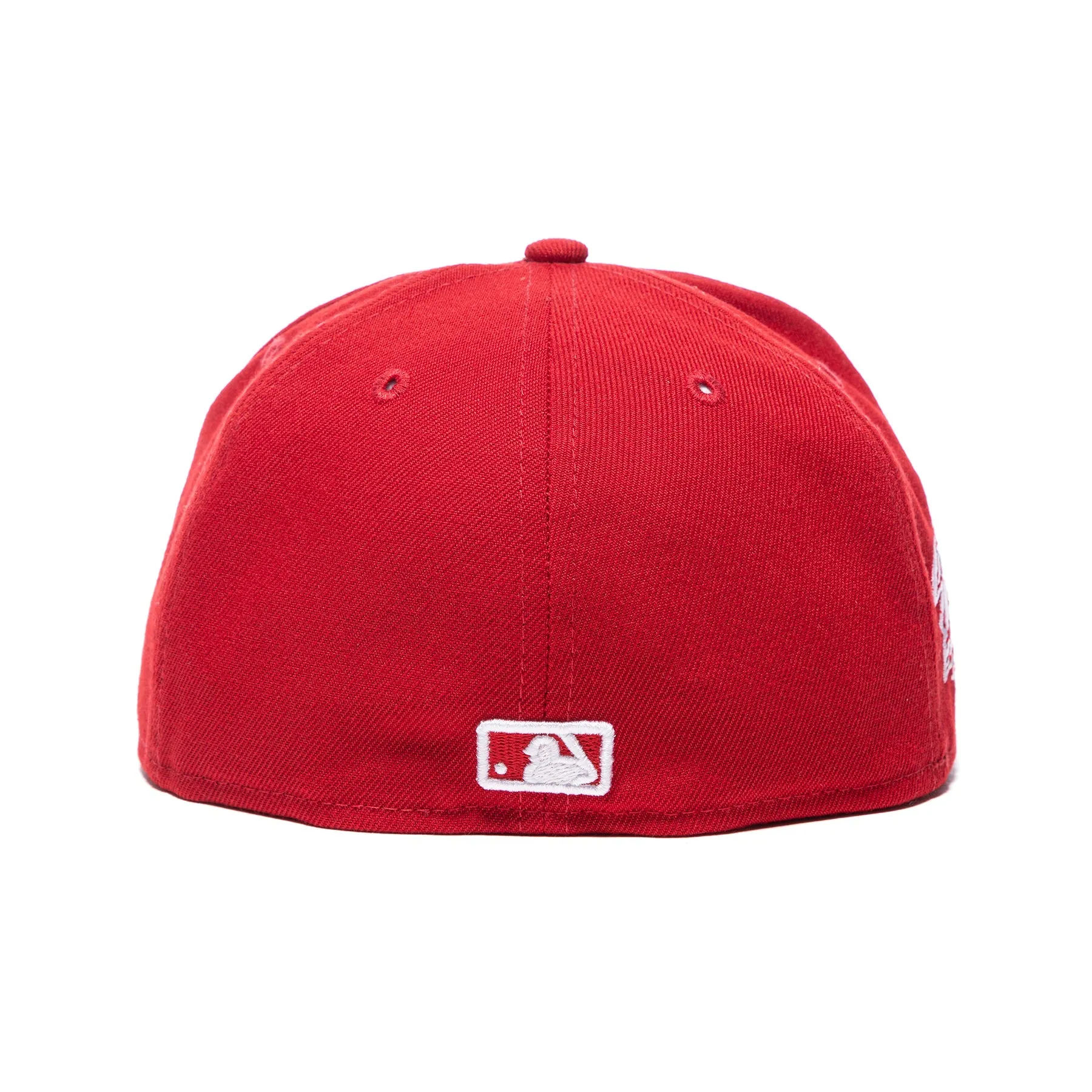 New York Yankee Fitted  - Scarlet
