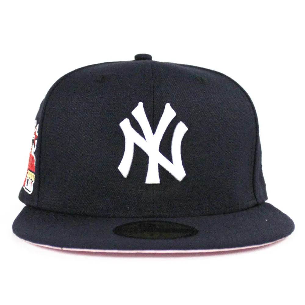 New York Yankees 2000 All Star Game New Era 59Fifty Fitted Hat (Navy PINK Under Brim)