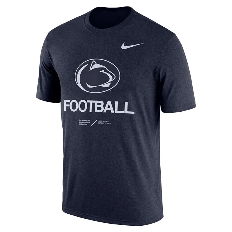 Nike Dri-fit Penn State Football T-Shirt