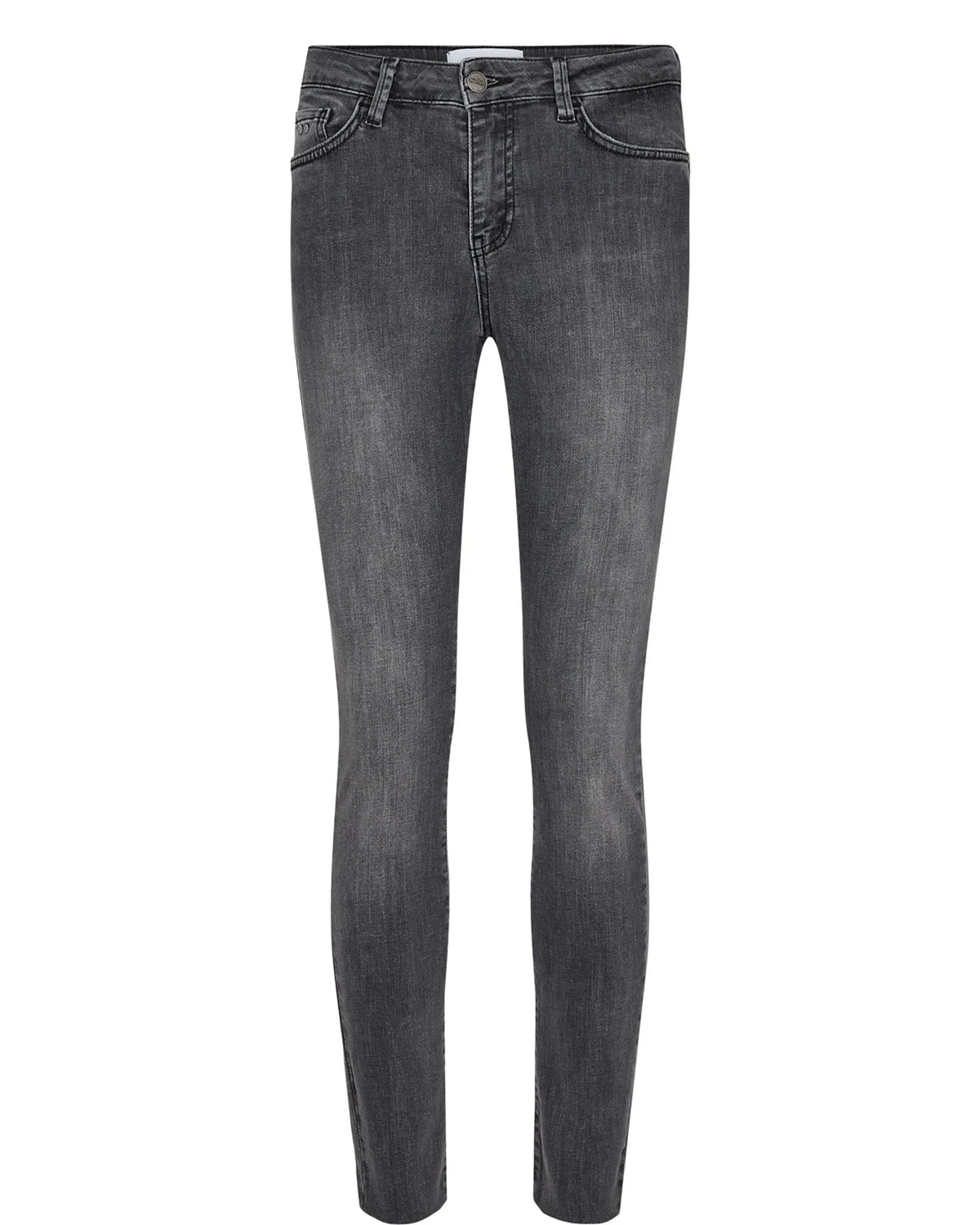 NUSIDNEY CROPPED JEANS - DARK GREY - Dark Grey Denim