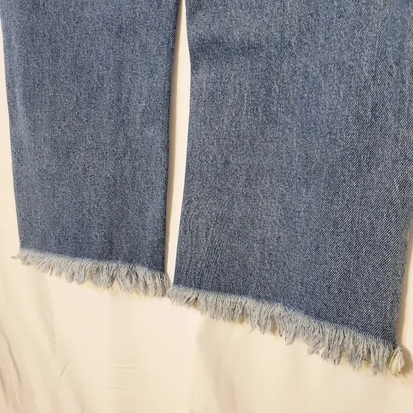 NWOT KanCan Raw Destroyed Hem High Waist Jeans