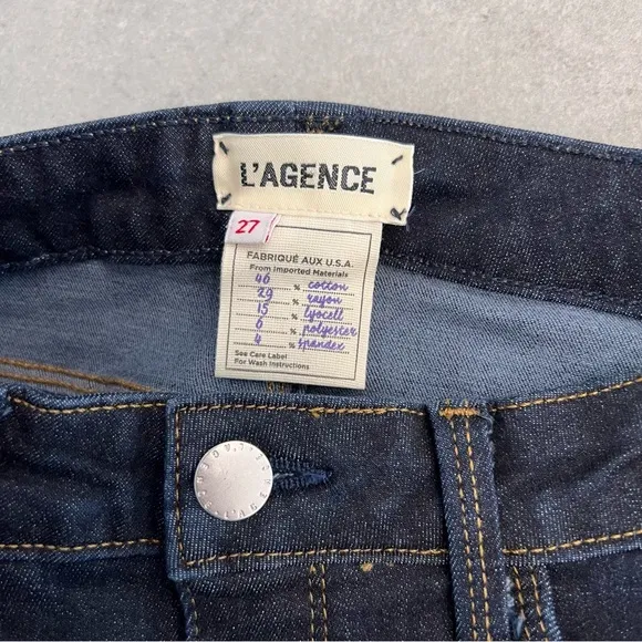 NWOT L’AGENCE Margot jean in midnight lagence