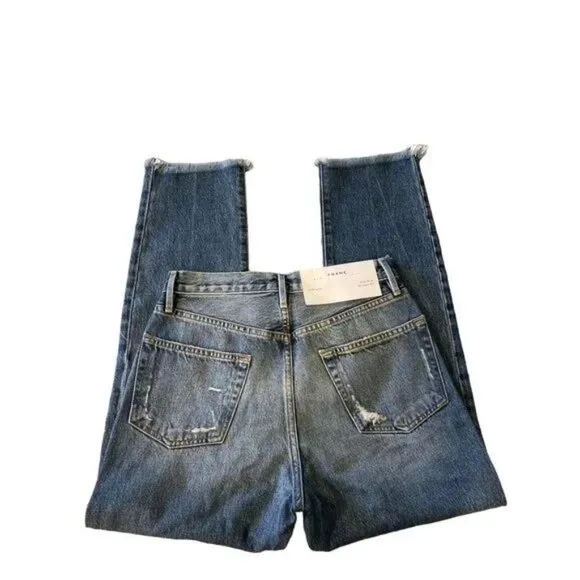 NWT FRAME Denim Women Size 27 27x26 1/2 Harborside Le Original Cropped Jeans NEW