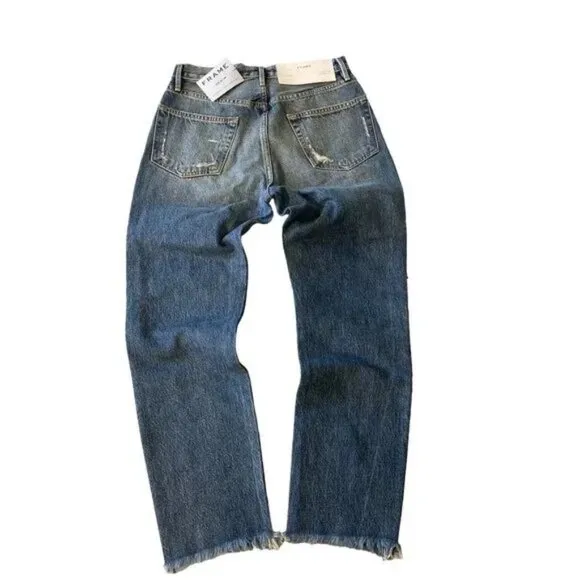 NWT FRAME Denim Women Size 27 27x26 1/2 Harborside Le Original Cropped Jeans NEW