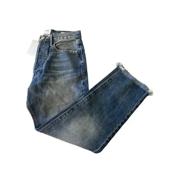 NWT FRAME Denim Women Size 27 27x26 1/2 Harborside Le Original Cropped Jeans NEW