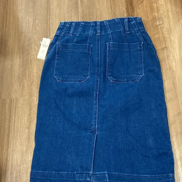 NWT Maeve denim skirt