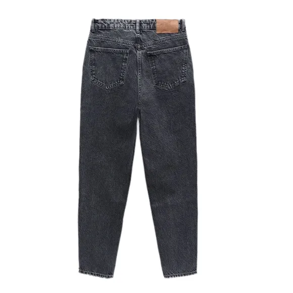 NWT ZARA CLASSIC MOM FIT HIGH RISE JEANS SZ-10
