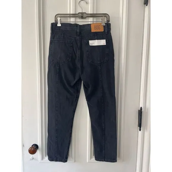 NWT urban outfitters BDG Dad slim tapered fit black denim jeans 29/30