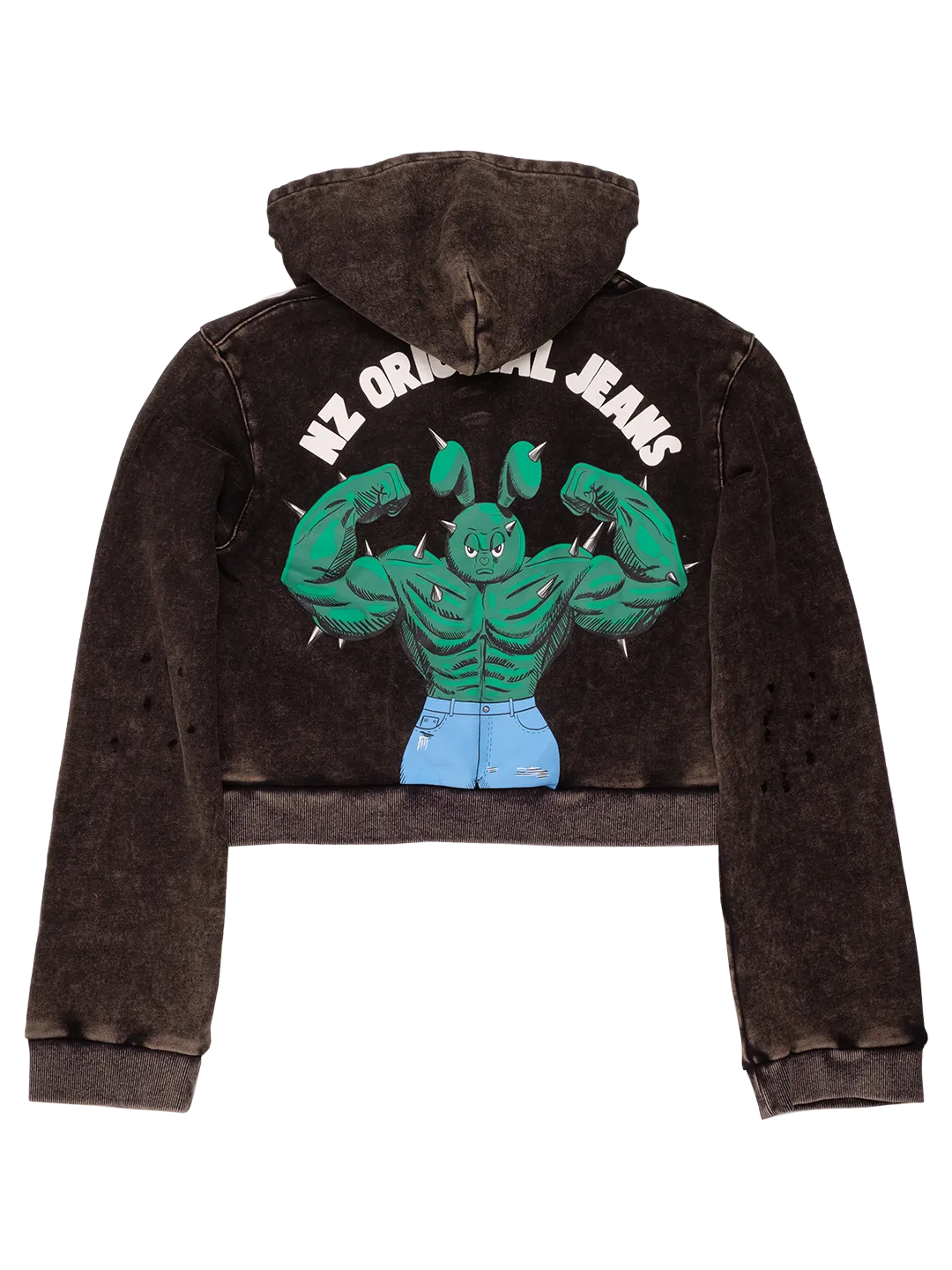 NZ Original Jeans Cropped Hoodie
