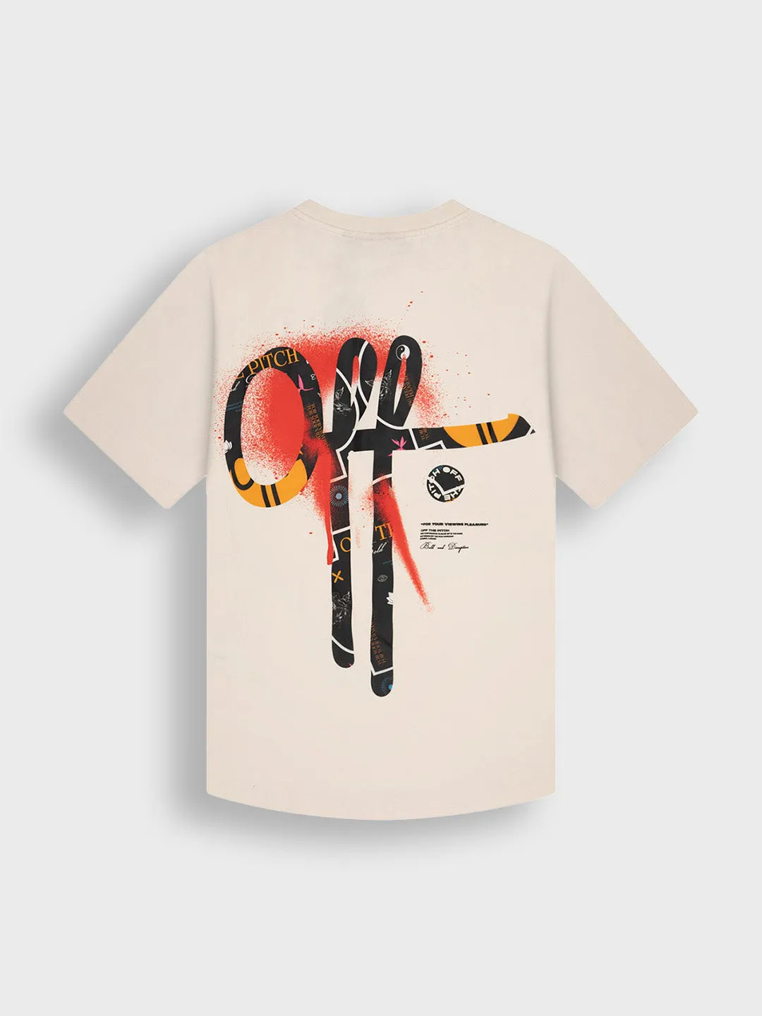 Off The Pitch Ornament T-Shirt | Off-White