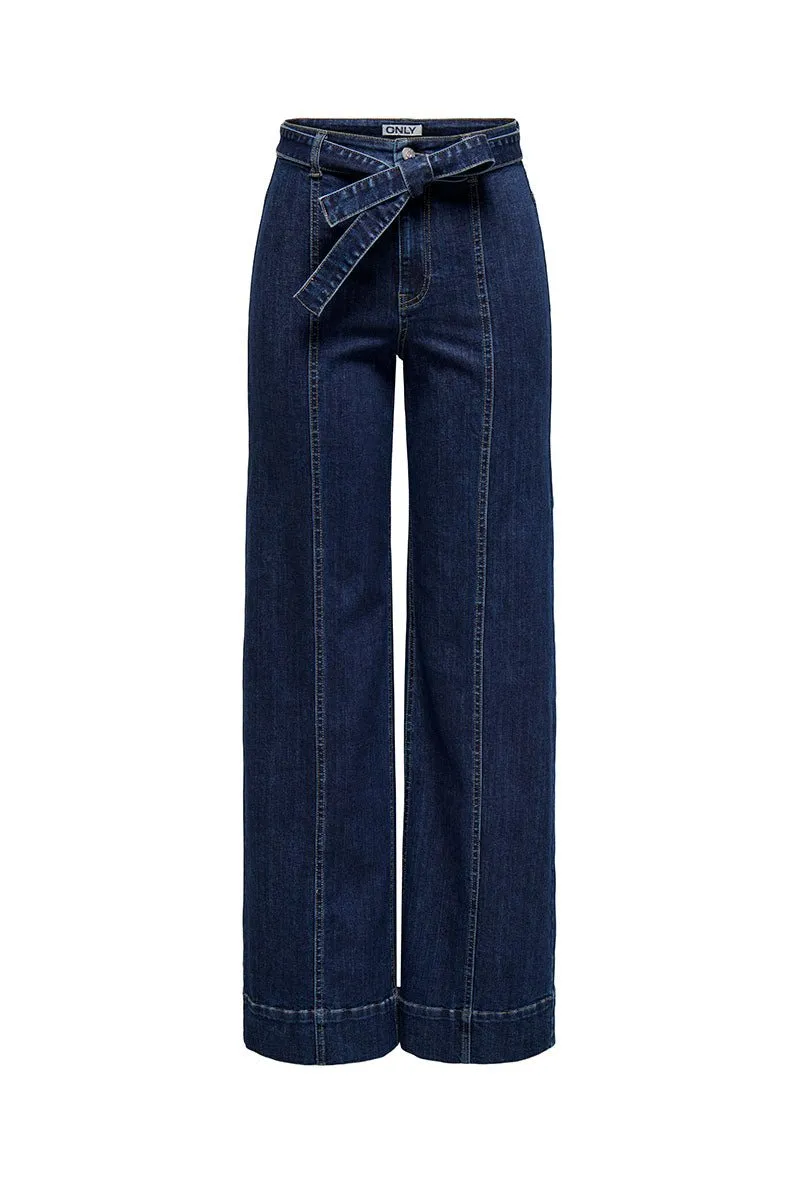 ONLY MADISON BLUSH HW WIDE BELT JEANS