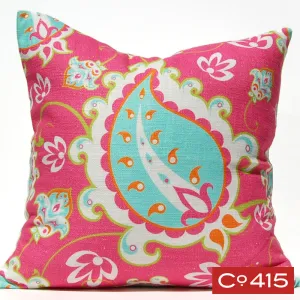 Paisley Pillow - Pink