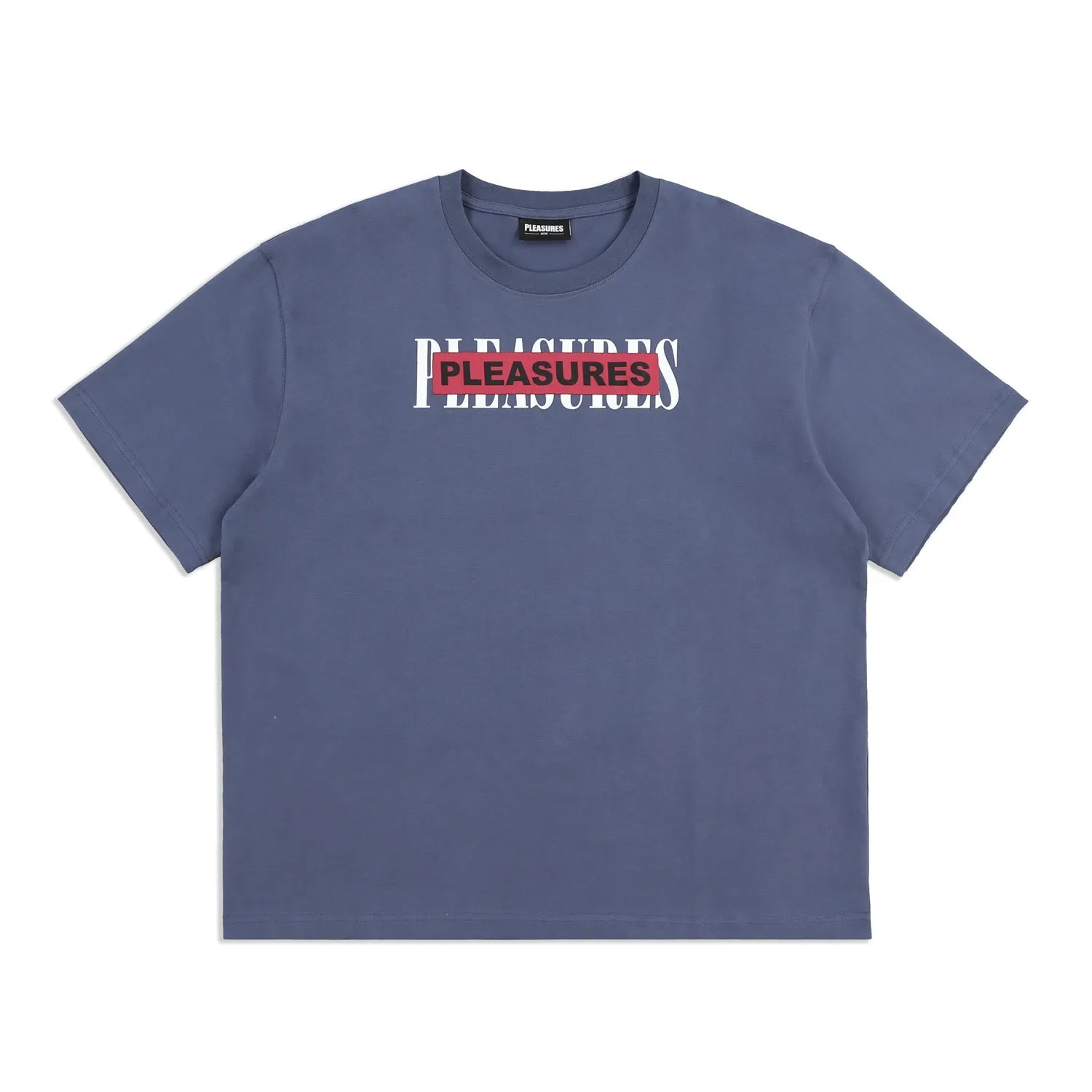 Pleasures Men Doubles Heavyweight Shirt Slate