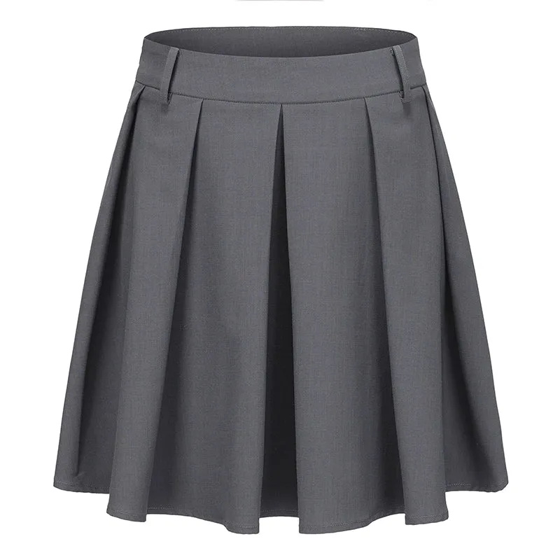 Pleated Midi Skirt