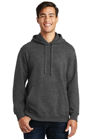 Port & Company Fan Favorite Fleece Pullover Hooded Sweatshirt. PC850H Dark Heather Grey