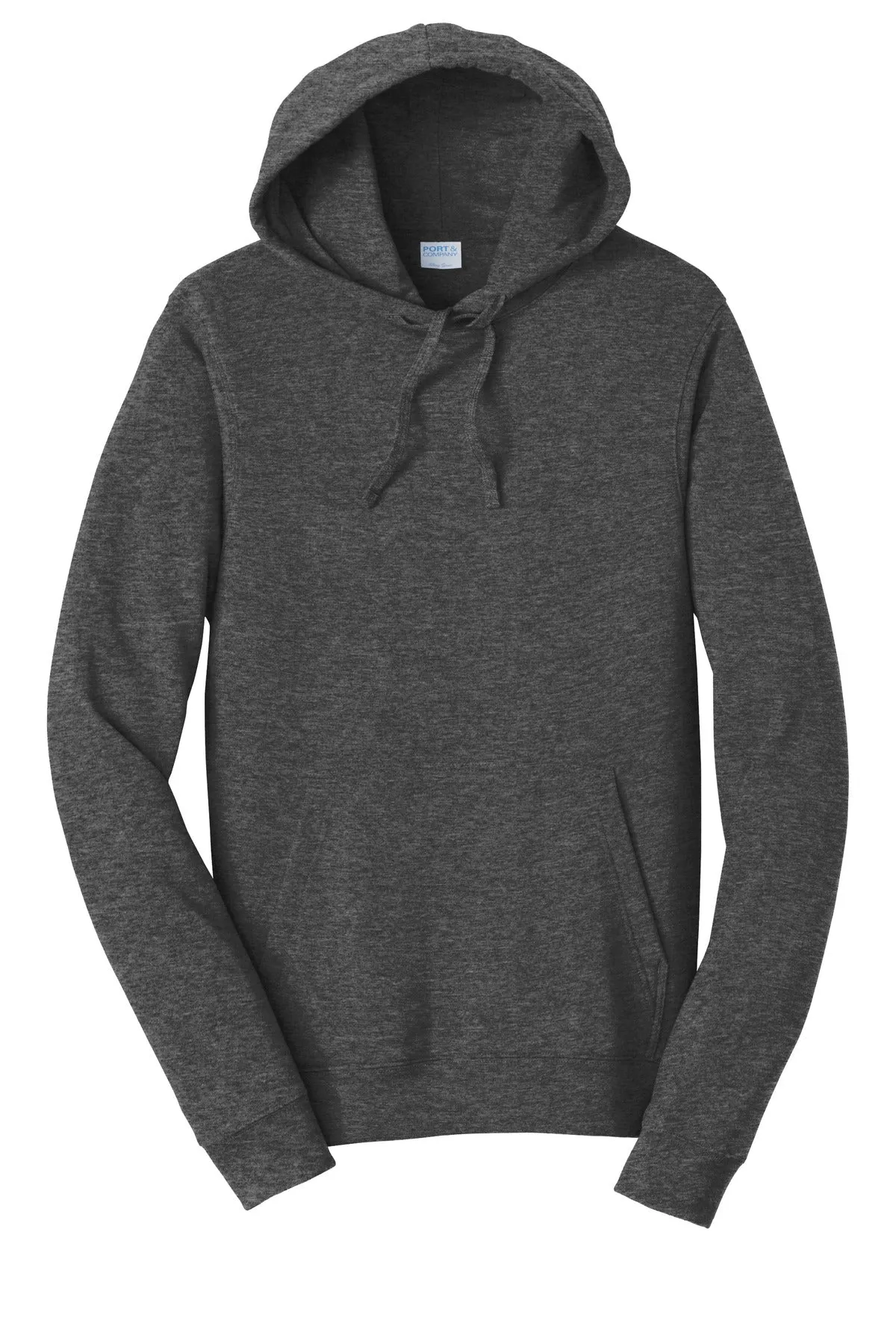 Port & Company Fan Favorite Fleece Pullover Hooded Sweatshirt. PC850H Dark Heather Grey