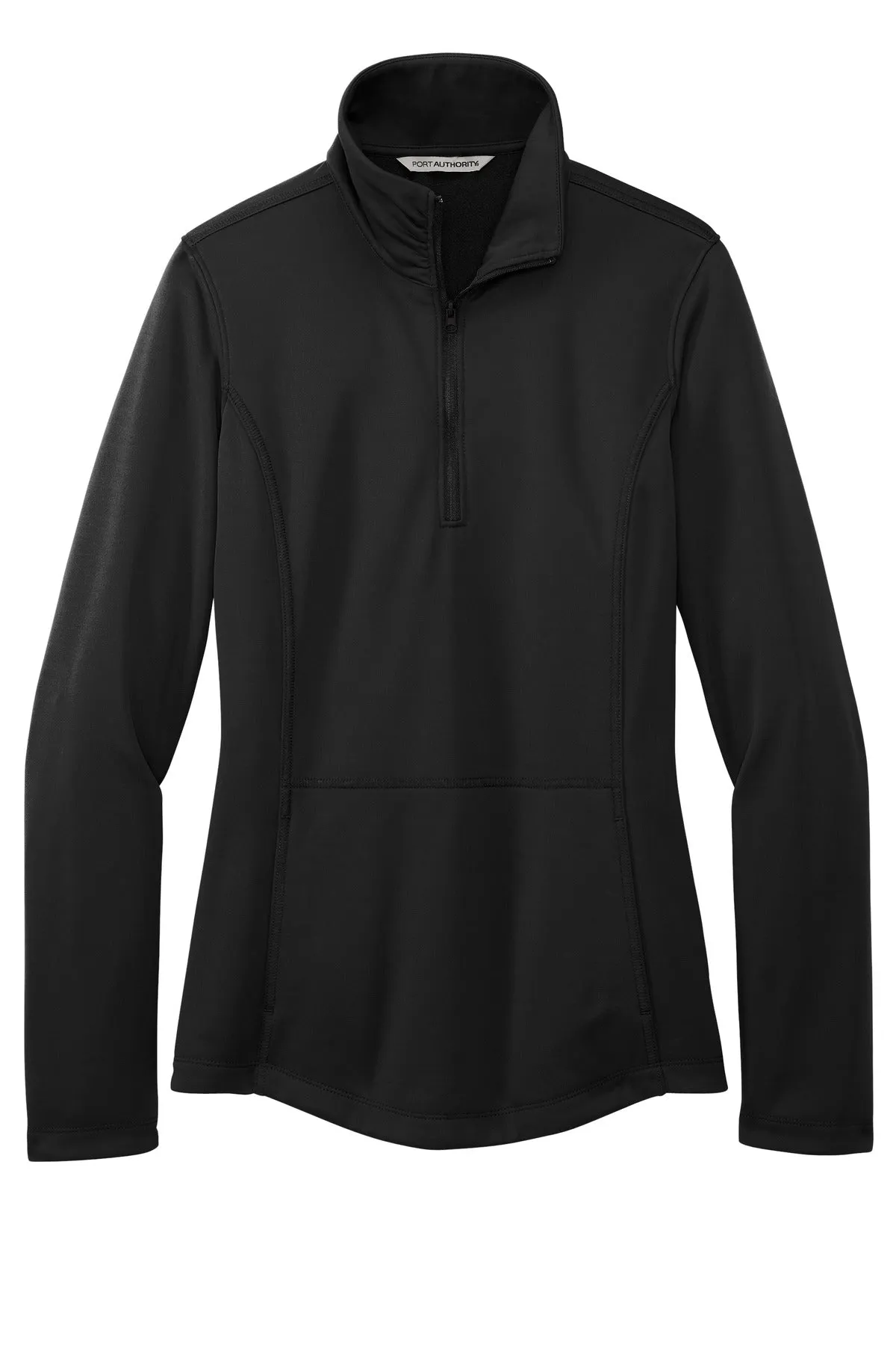 Port Authority Women's Smooth Fleece 1/4-Zip L804 Deep Black