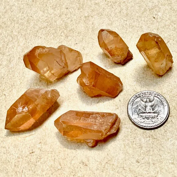 Quartz Crystals, Tangerine