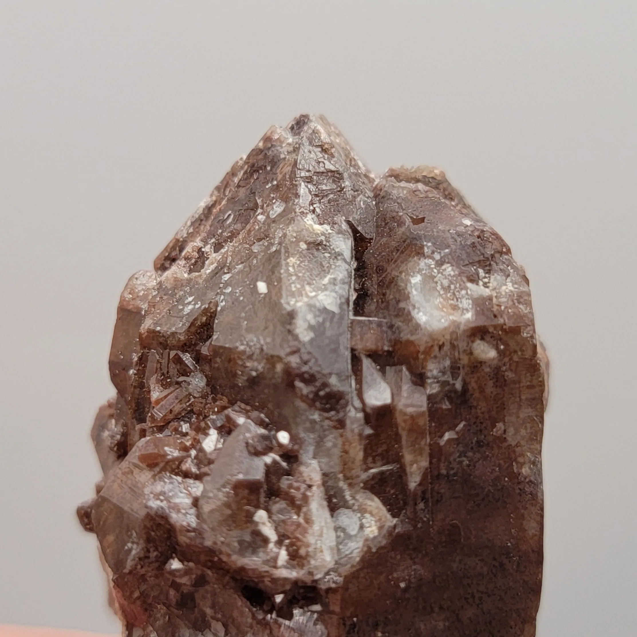 Quartz with Hematite and Marcasite