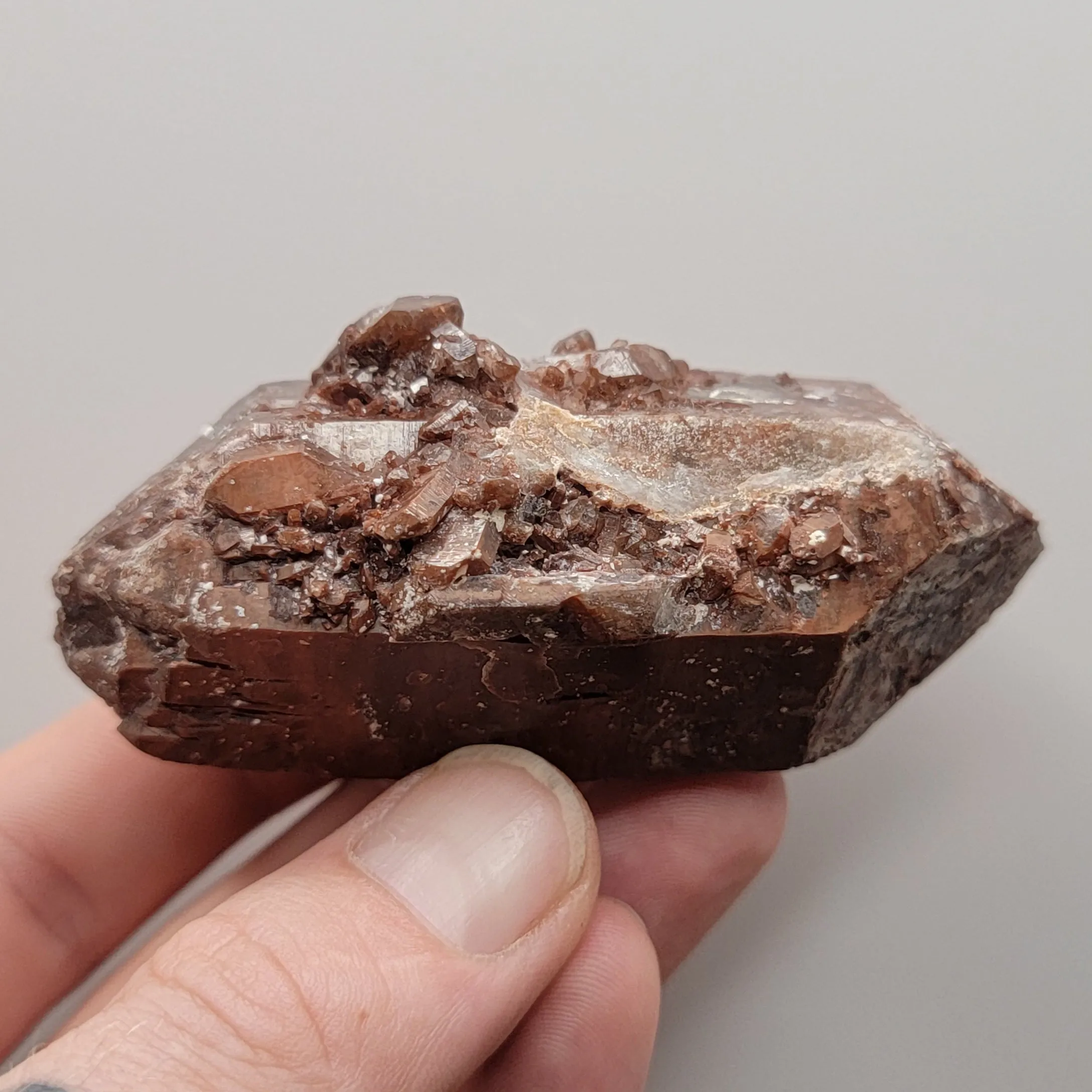 Quartz with Hematite and Marcasite