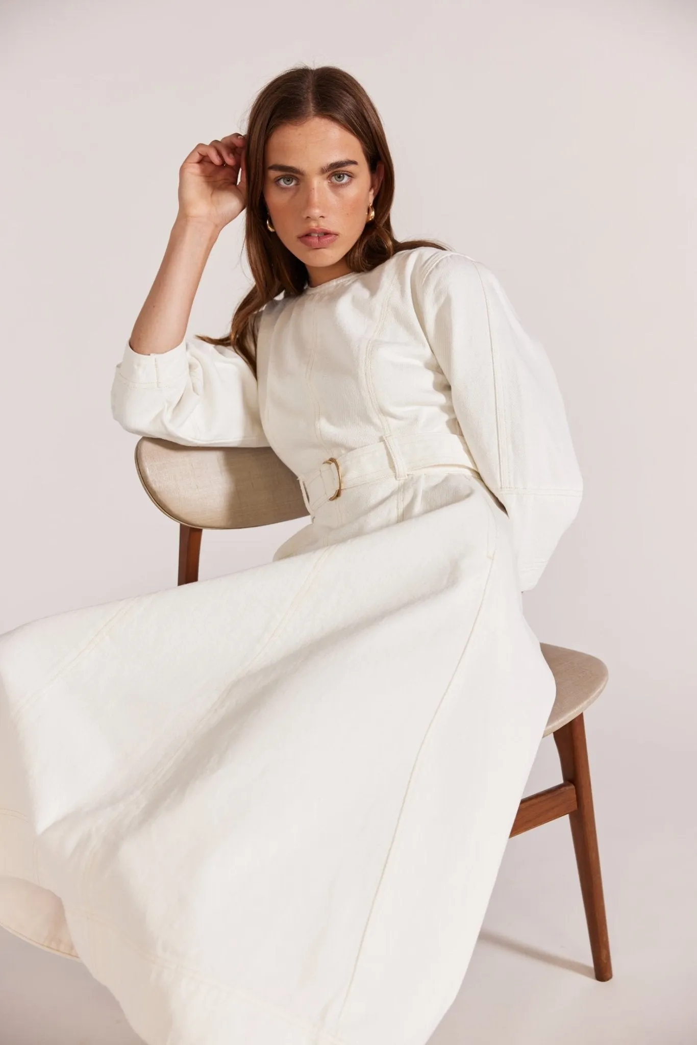 Quincy Denim Midi Dress