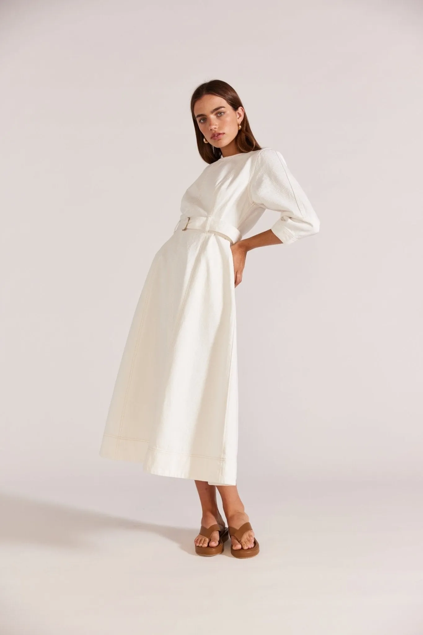Quincy Denim Midi Dress