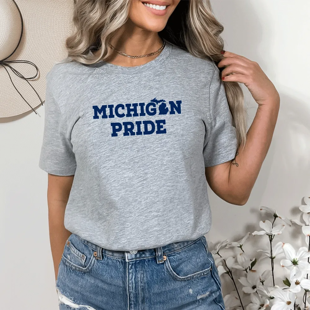 "Michigan Pride" Relaxed Fit Crew Unisex T-Shirt