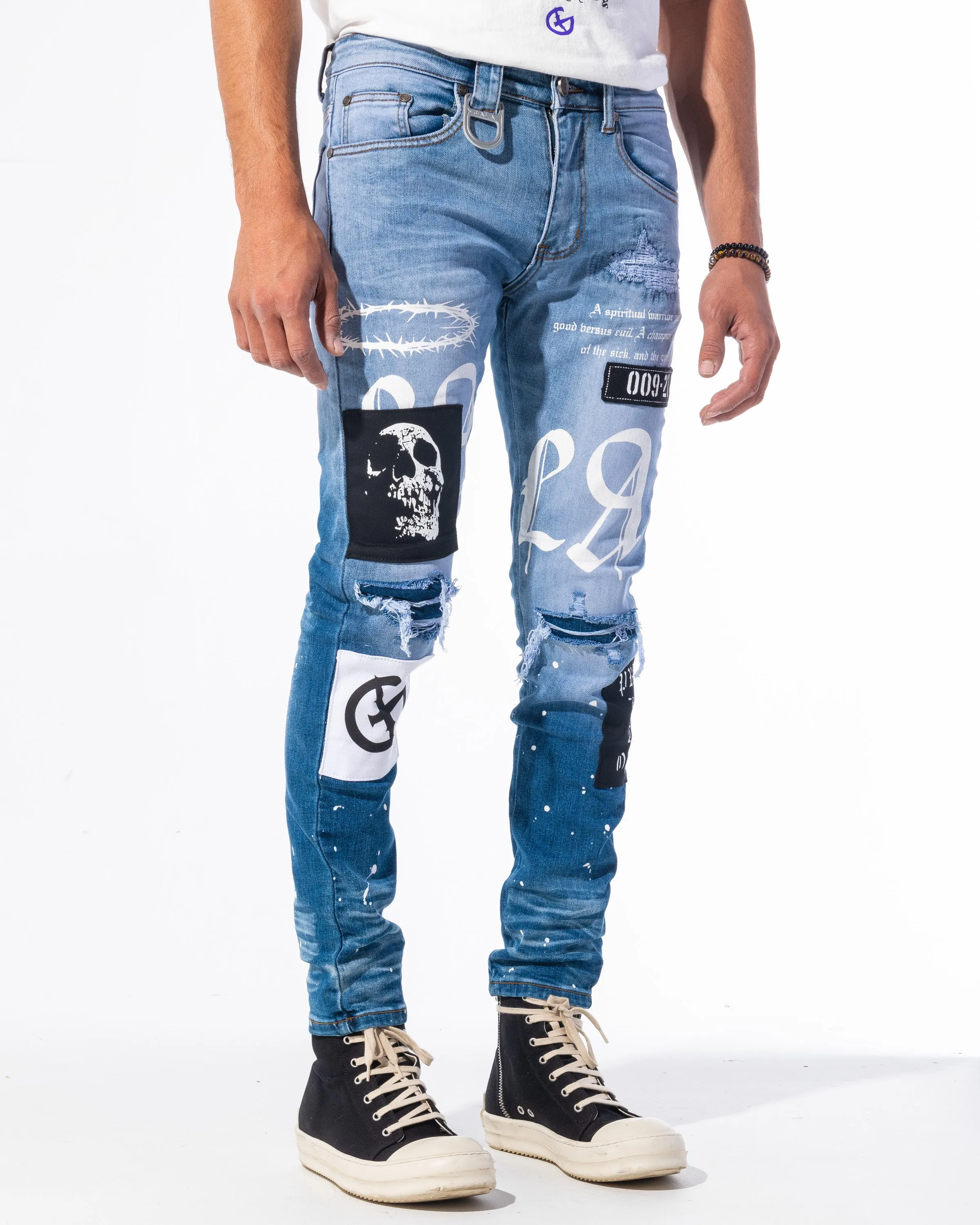 "RESISTANCE" DENIM (BLUE)