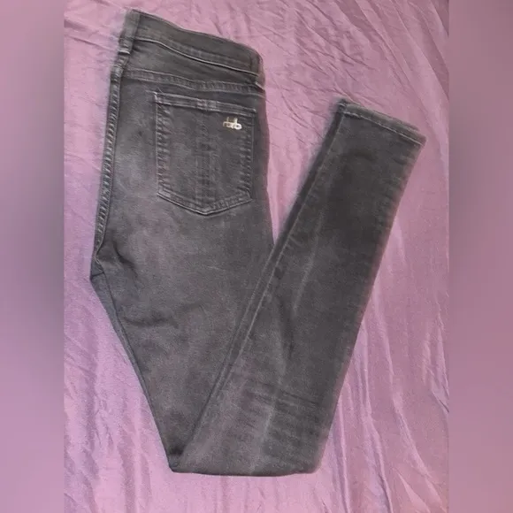 Rag &amp; Bone 10” High Rise Skinny Stretch Jeans in Inky size 28 inseam 28”