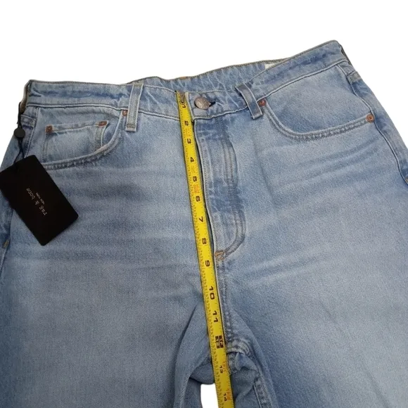 Rag &amp; bone Giftable Alex High-Rise Straight size 32 color:tulip
