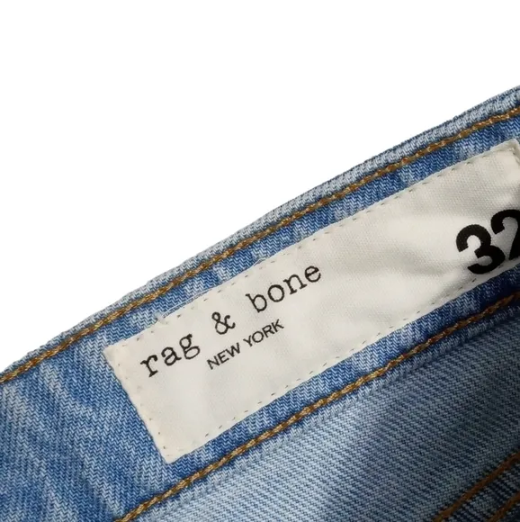 Rag &amp; bone Giftable Alex High-Rise Straight size 32 color:tulip
