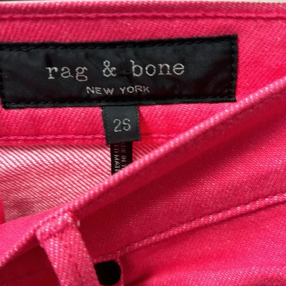 Rag &amp; Bone New York HIGH WAIST ANKLE CIGARETTE LEG JEANS size 26 *final price