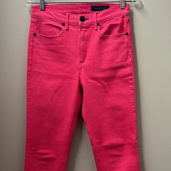 Rag &amp; Bone New York HIGH WAIST ANKLE CIGARETTE LEG JEANS size 26 *final price
