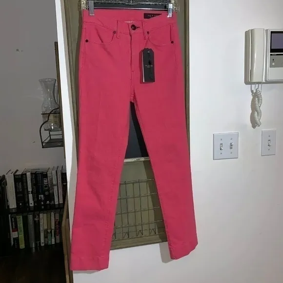 Rag &amp; Bone Pink Ankle Cigarette Jeans SIze 24
