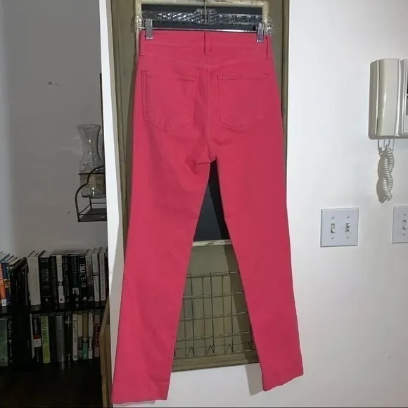 Rag &amp; Bone Pink Ankle Cigarette Jeans SIze 24