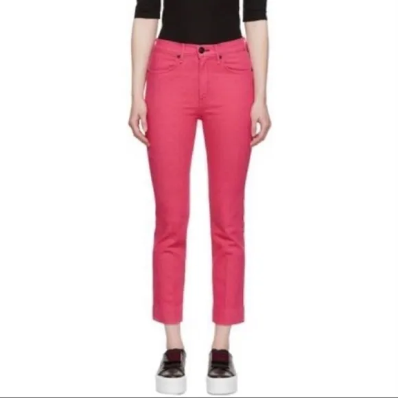 Rag &amp; Bone Pink Ankle Cigarette Jeans SIze 24