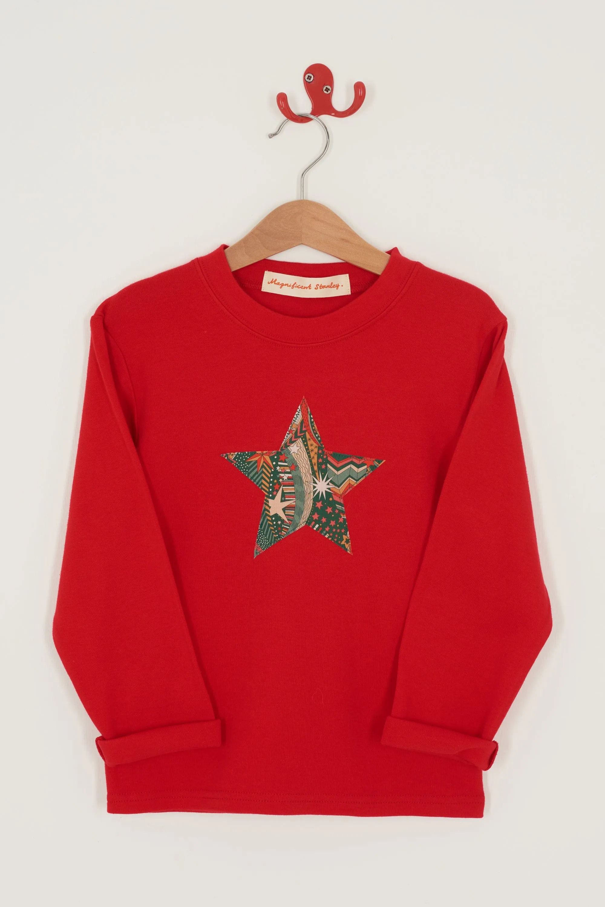 Red Star T-Shirt in My Little Star Print