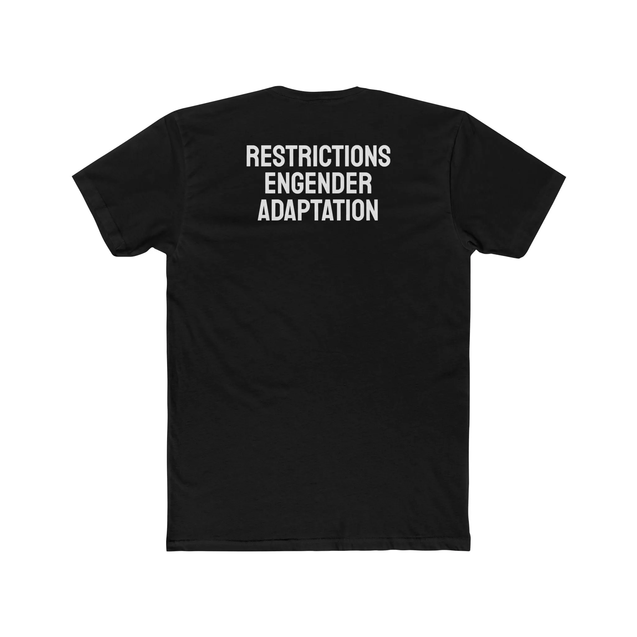 Restrictions Engender Creativity - Unisex Cotton Crew Tee