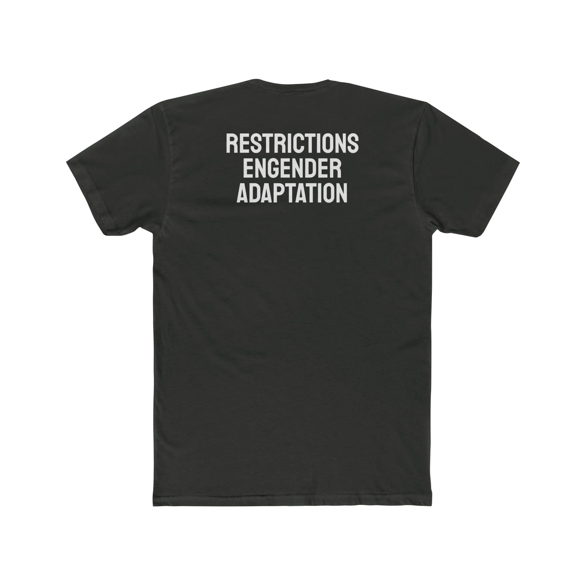 Restrictions Engender Creativity - Unisex Cotton Crew Tee
